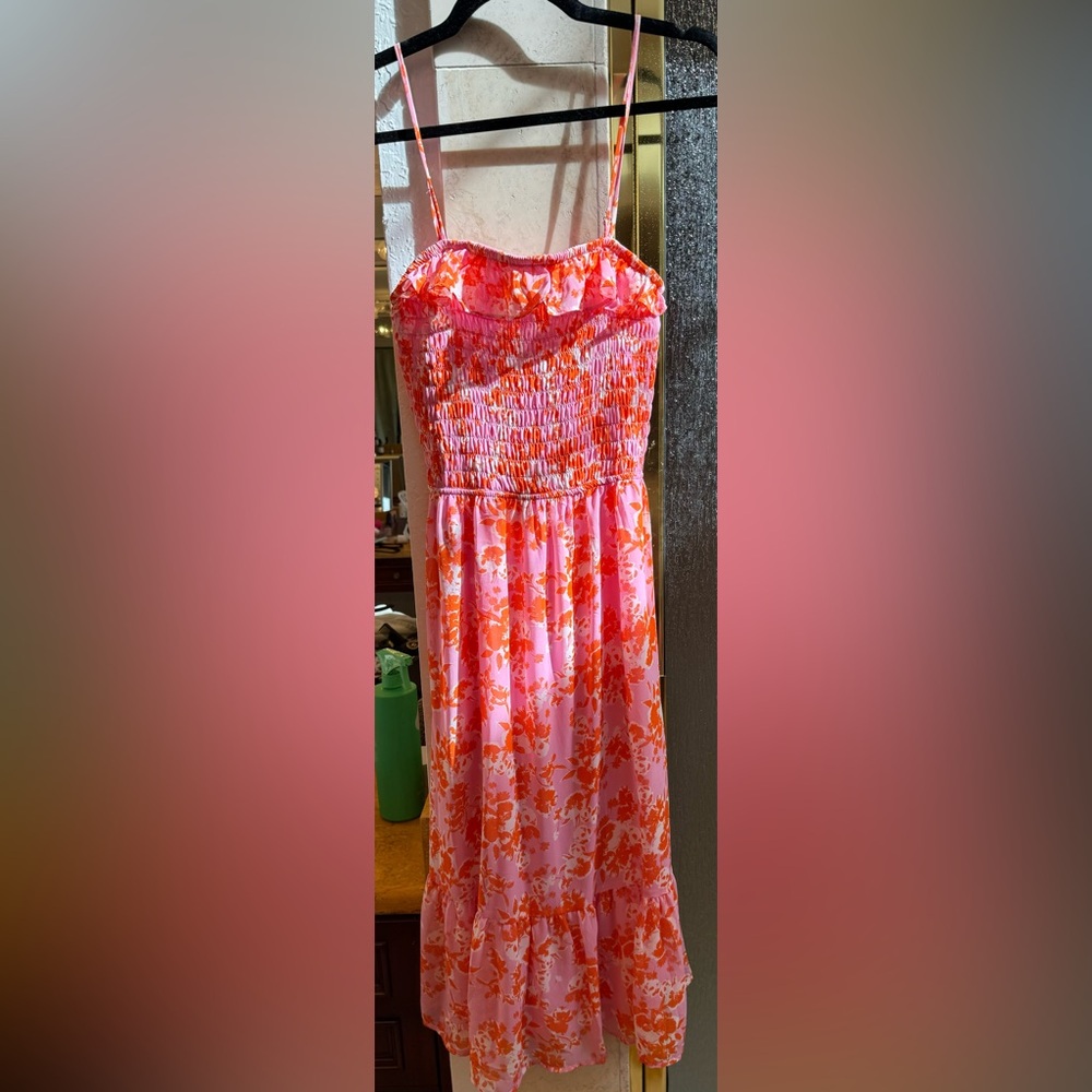 Sienna Sky Vibrant Floral Midi Dress - Picture 2 of 6